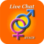 avacs live chat video helper android application logo